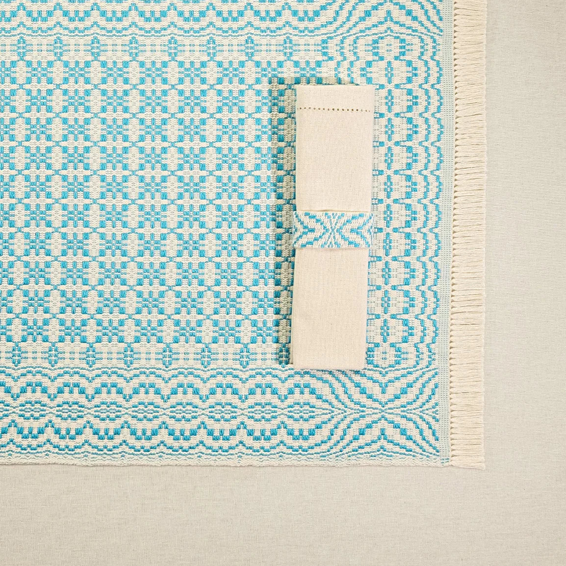 SET OF 2 PINTO ARMONIA PLACEMAT AND NAPKIN