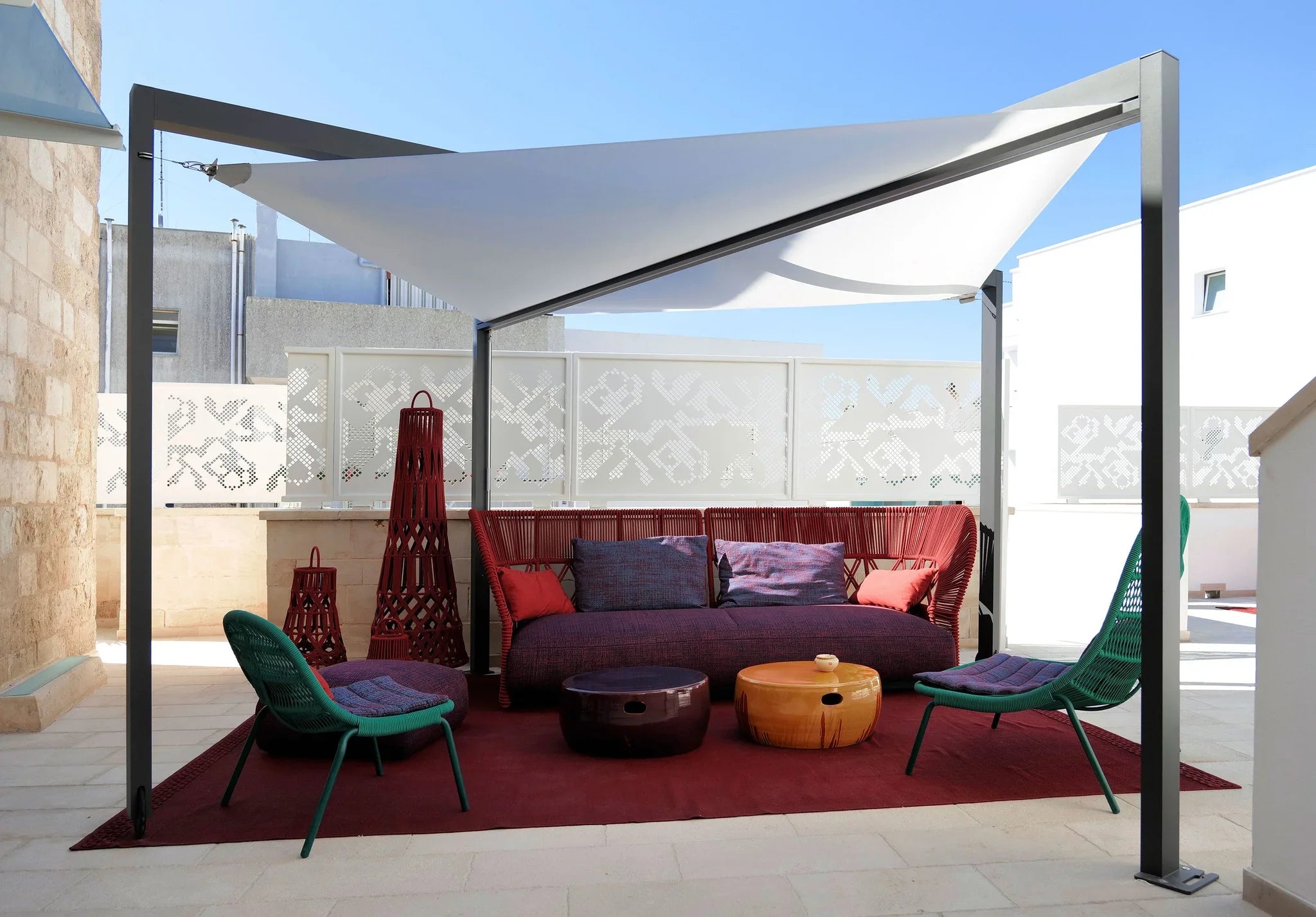 TAVOLO PARMIGIANO IN TERRACOTTA