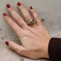 ANELLO CHAMPAGNE IN ERBIS SALUS