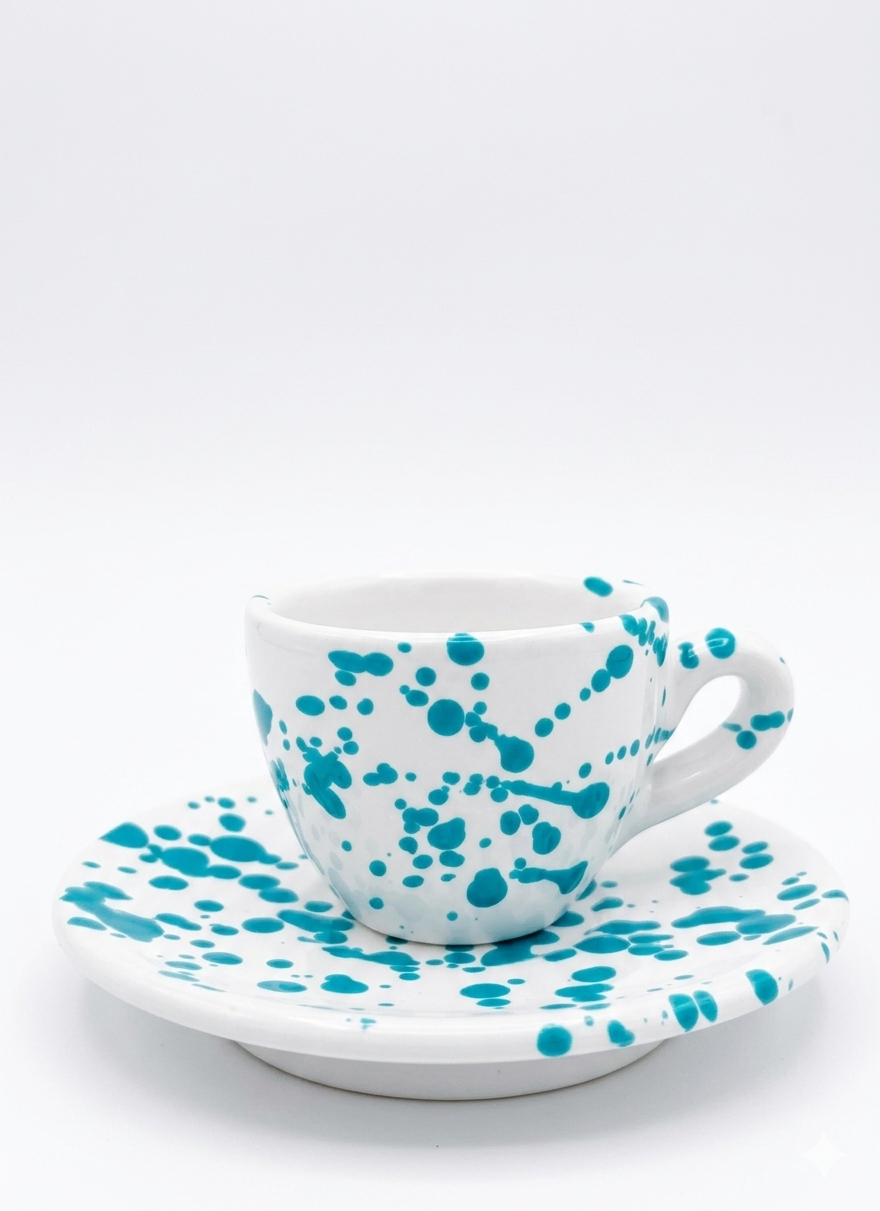SET DA 6 TAZZINE DA CAFFÈ IN TERRACOTTA