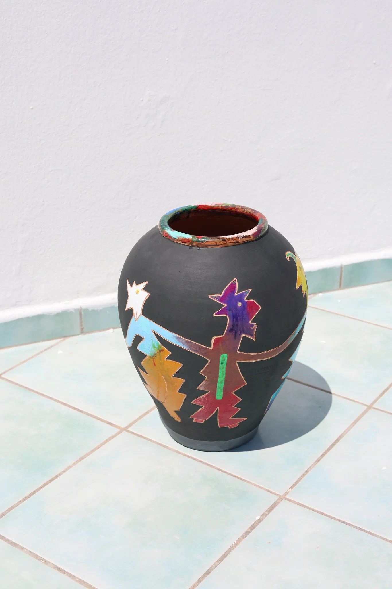 VASO GIROTONDO - NERO