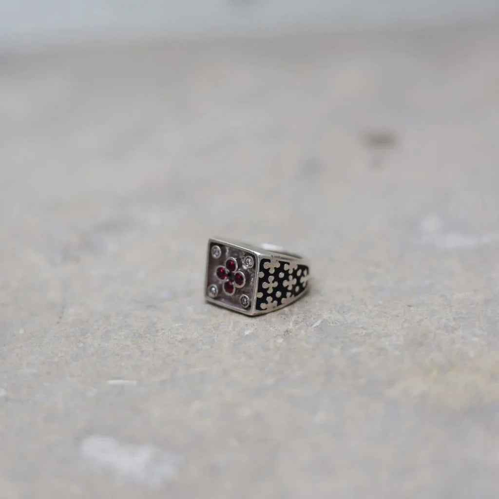 ANELLO CEMENTINA ARGENTO