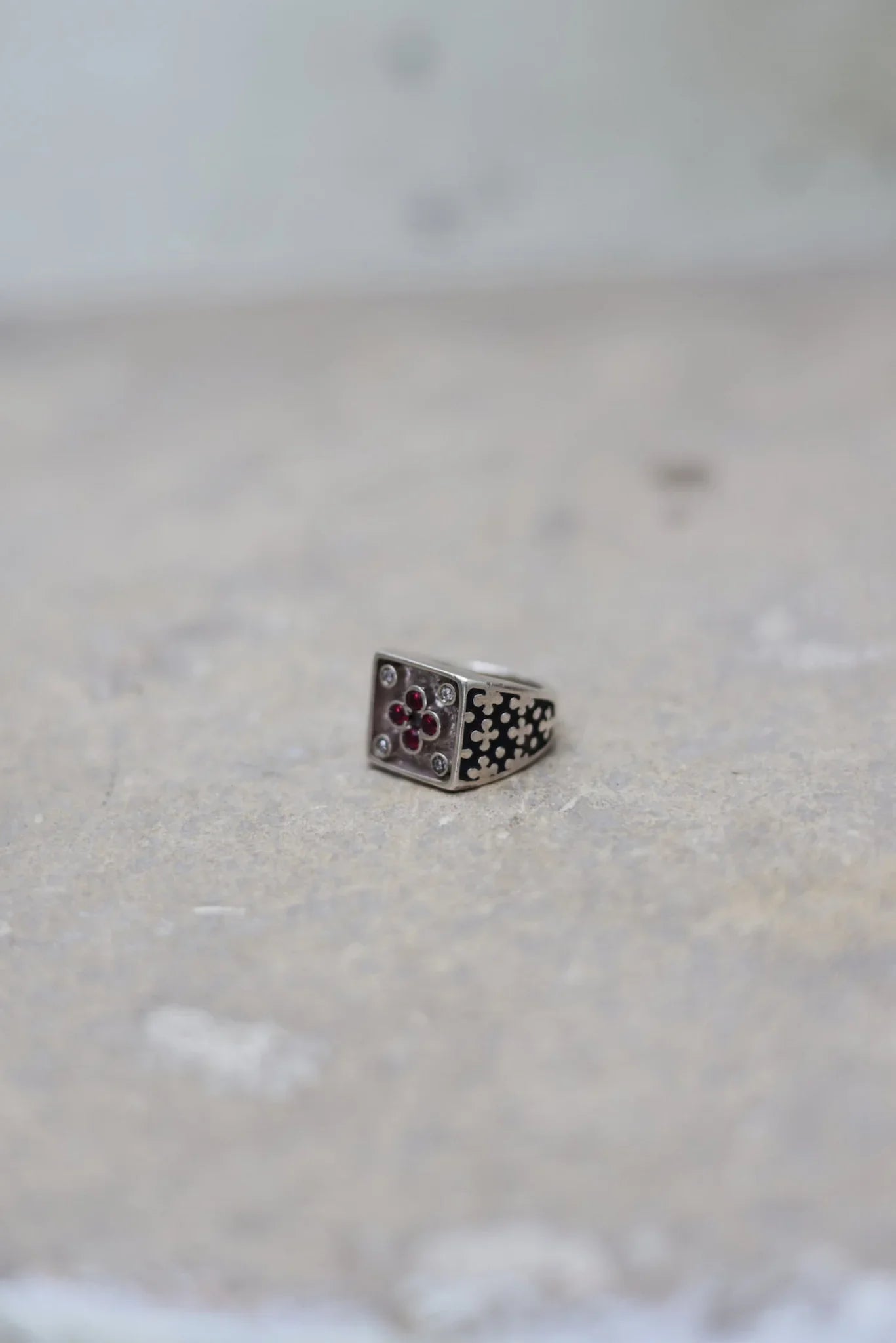 ANELLO CEMENTINA ARGENTO