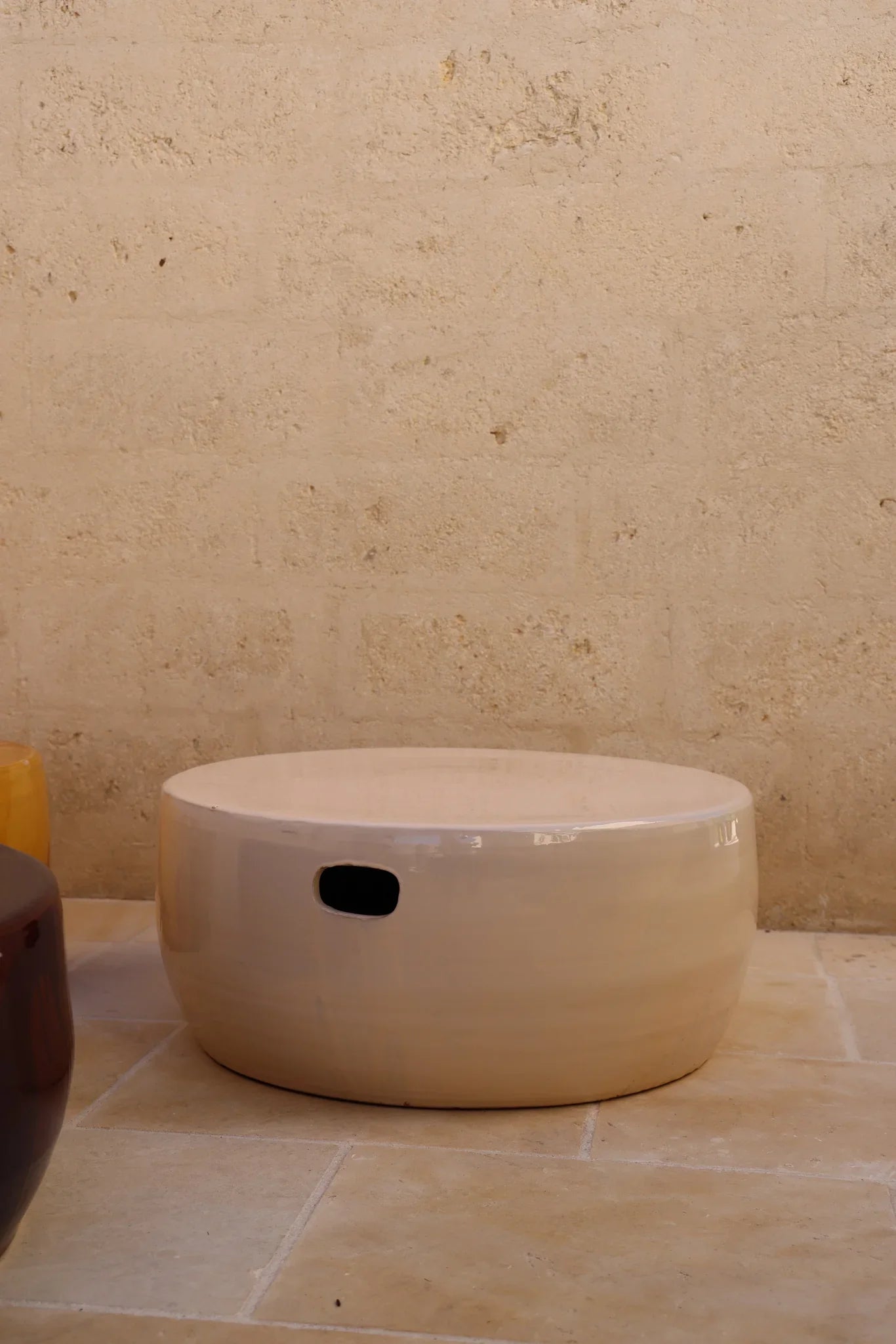 TAVOLO PARMIGIANO IN TERRACOTTA