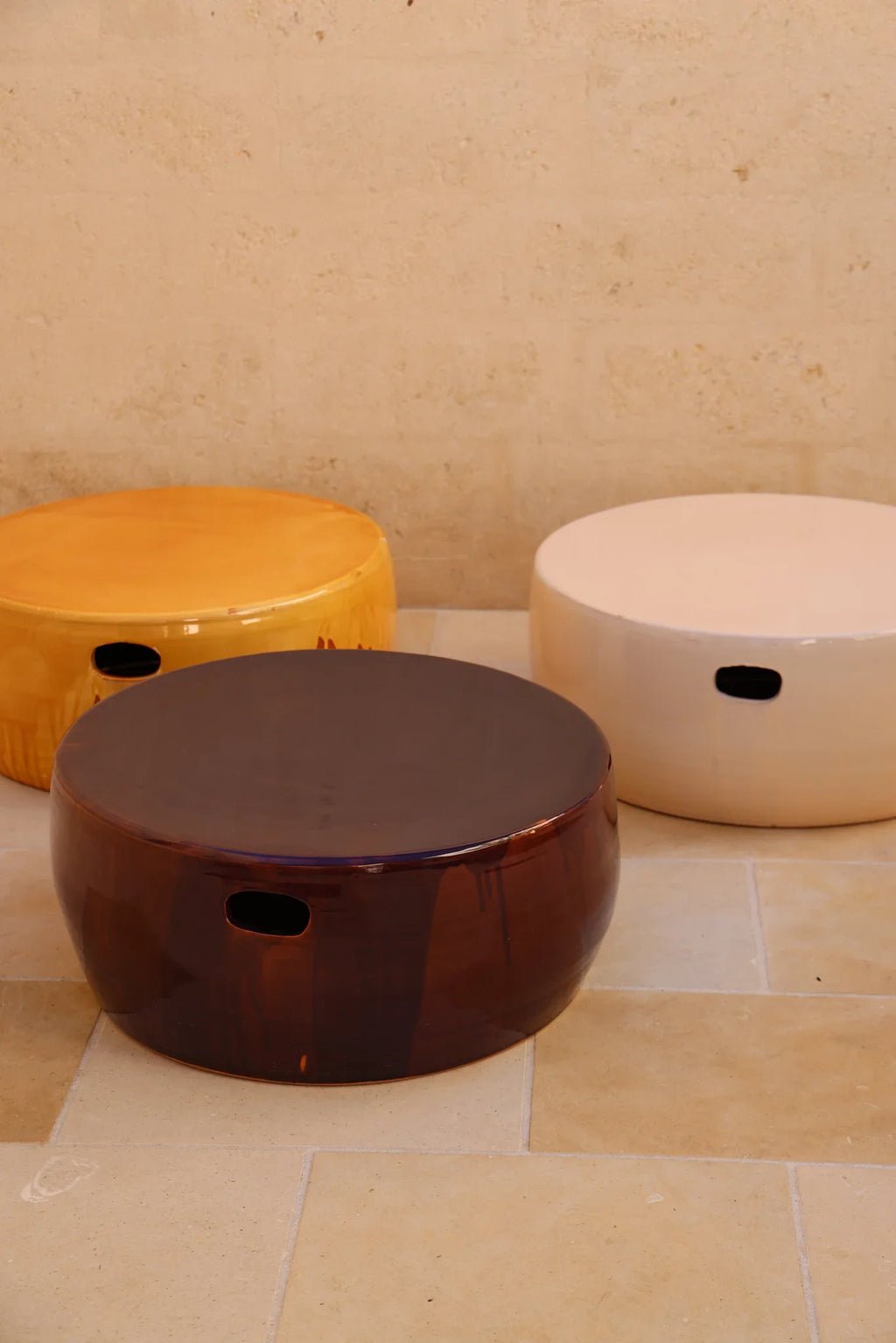 TAVOLO PARMIGIANO IN TERRACOTTA