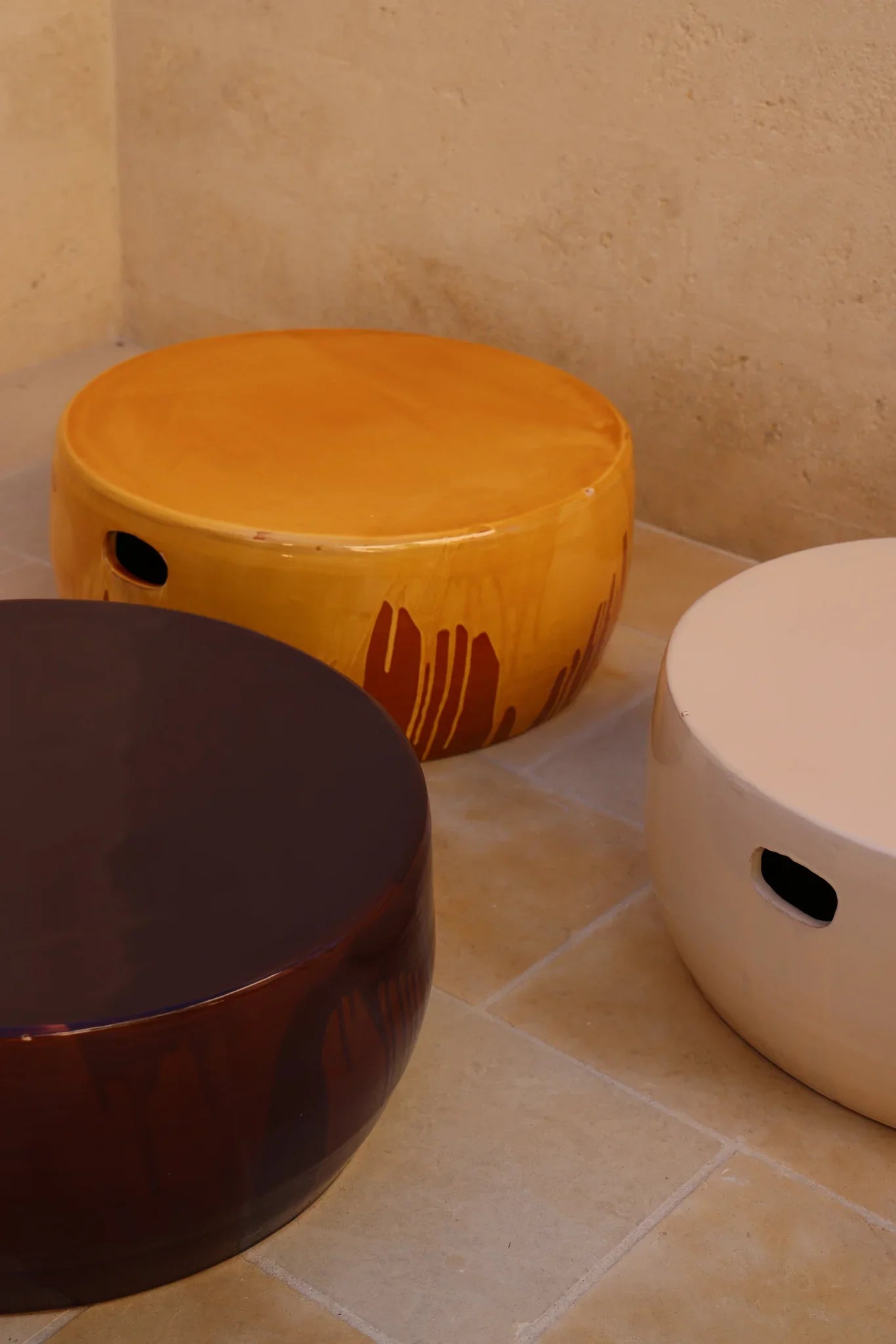 TAVOLO PARMIGIANO IN TERRACOTTA