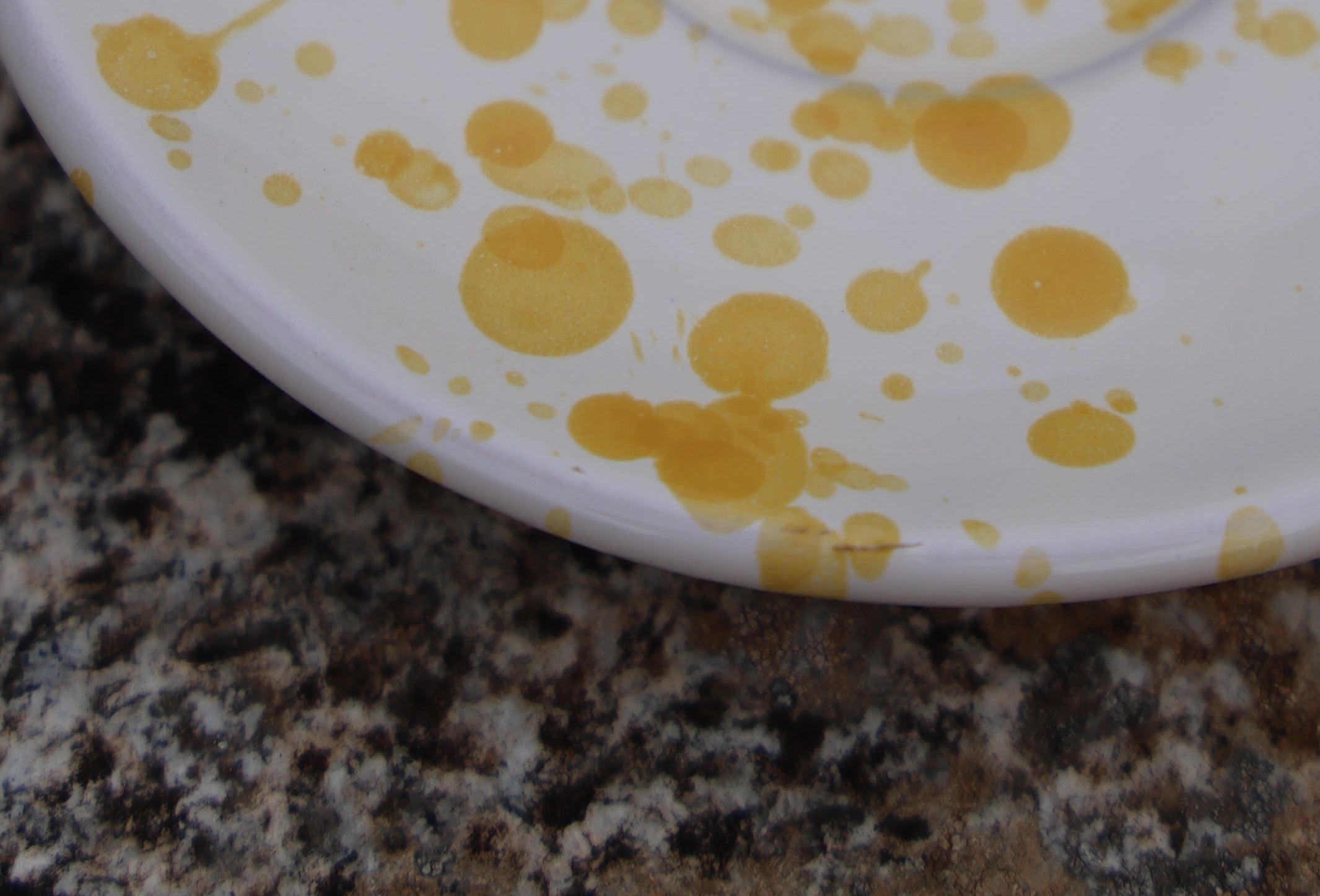 TERRACOTTA SCHIZZATA PLATES SET OF 4