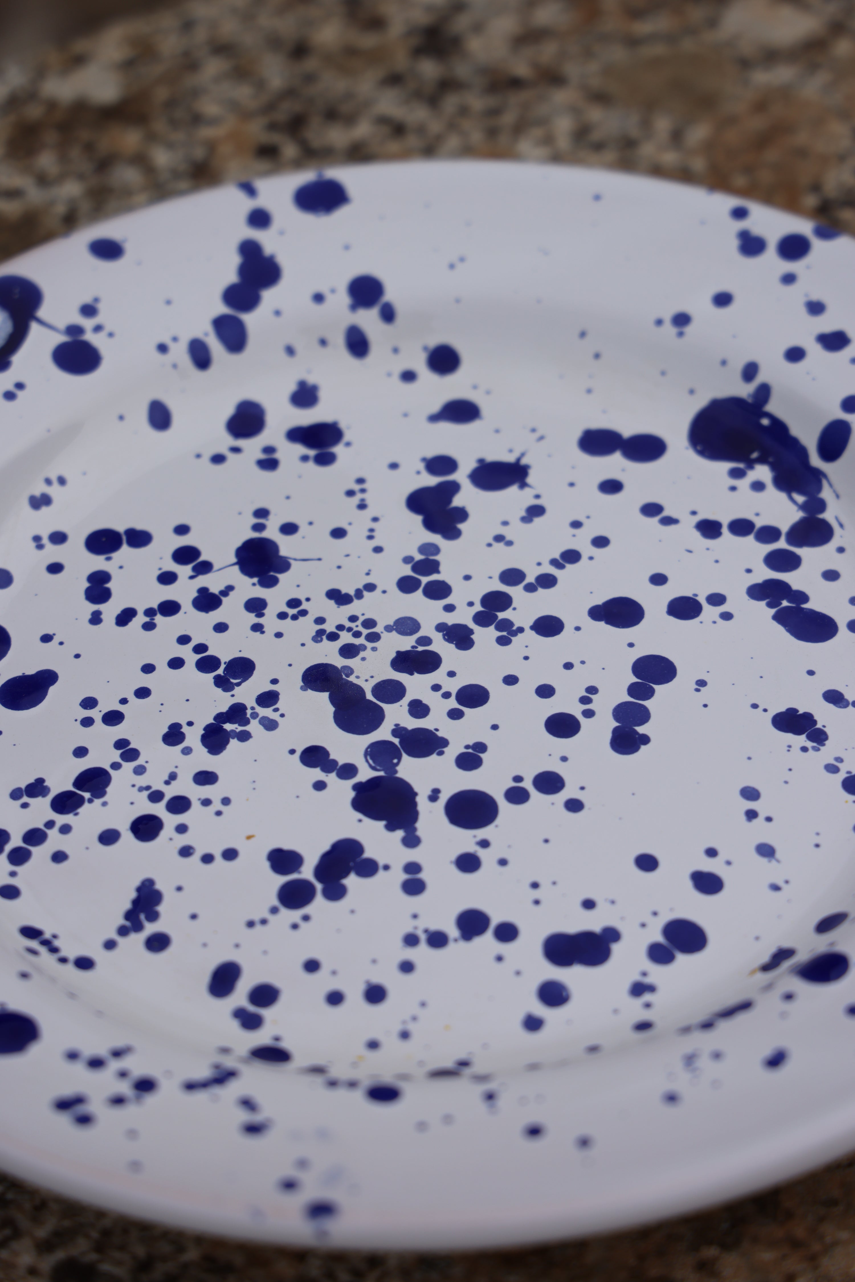 TERRACOTTA SCHIZZATA PLATES SET OF 4