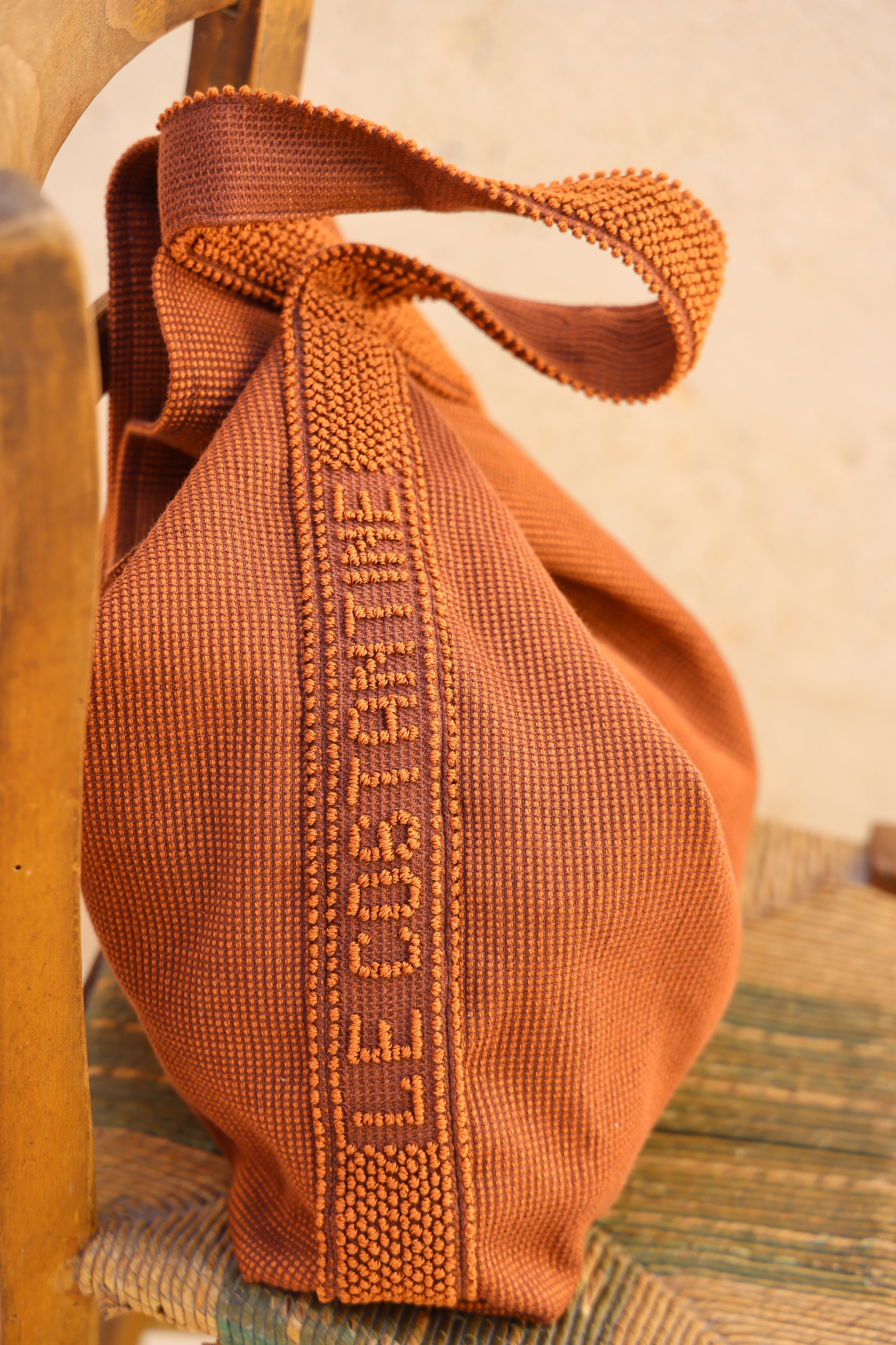 SACCA CAROLINA MAGLIA RISO